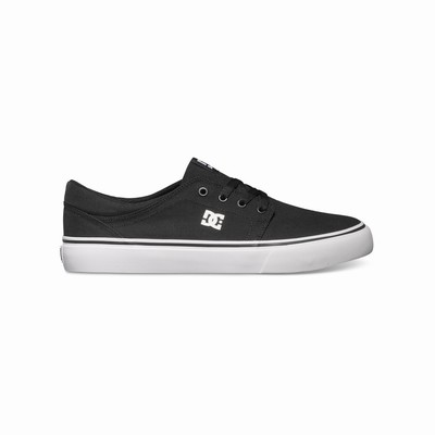 DC Trase Men's Black/White Sneakers Australia GWB-382